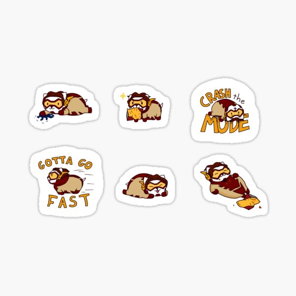 Item preview, Tubbs Allen Sticker Set designed and sold by GalaxyPudding.