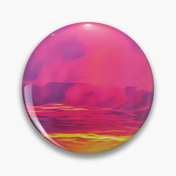 Item preview, Utah Landscape Photo - Pink Sunset - Oil Painting designed and sold by Unaiza Khalid.