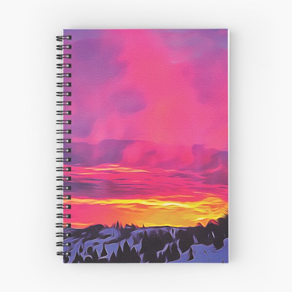 Item preview, Utah Landscape Photo - Pink Sunset - Oil Painting designed and sold by Unaiza Khalid.