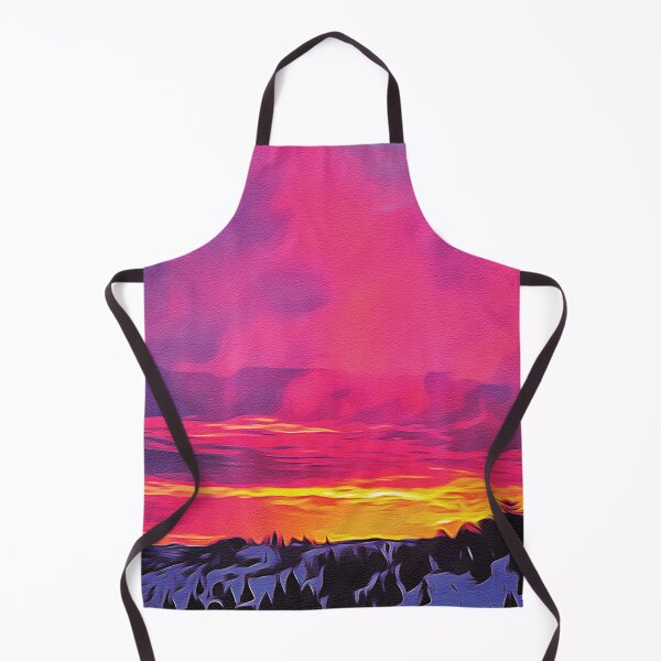 Item preview, Utah Landscape Photo - Pink Sunset - Oil Painting designed and sold by Unaiza Khalid.