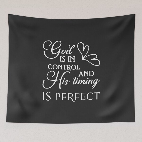 Item preview, Christian Design - God is in Control and His Timing is Perfect designed and sold by simplydesignart.