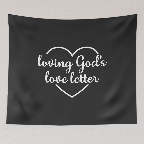 Item preview, Christian Design - Loving Jesus Love Letter designed and sold by simplydesignart.