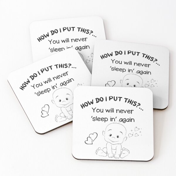 Item preview, New baby, newborn parents print designed and sold by HappyVibesAlert.