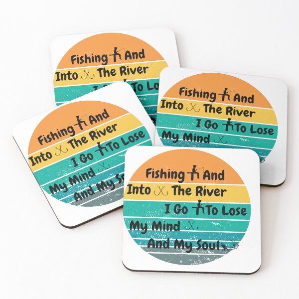 Item preview, Fishing And Into The River I Go To Lose My Mind And Find My Soul designed and sold by RachodShop.