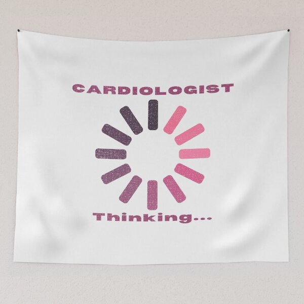 Item preview, Cardiologist Thinking Funny Cardiology Quote designed and sold by GR-ART.