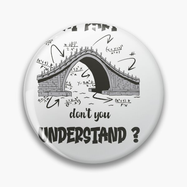 Item preview, What Part Of Don't You Understand Bridge with Maths Equations for Teacher designed and sold by Hema Thilakaratne.