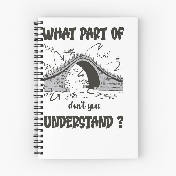 Item preview, What Part Of Don't You Understand Bridge with Maths Equations for Teacher designed and sold by Hema Thilakaratne.