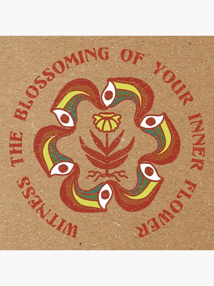 "Bloom, flower child!" Sticker for Sale by wildsamana Redbubble