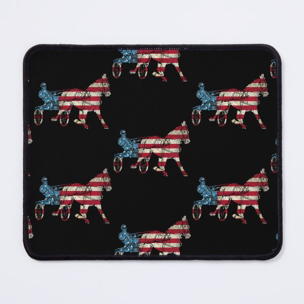Item preview, Harness Racing American Flag Harness Horse designed and sold by Kevins16.