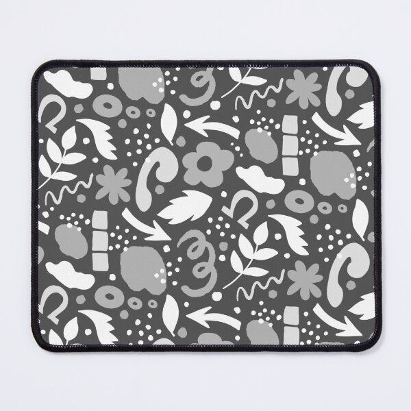Item preview, Abstract retro pattern in monochrome black and white  designed and sold by FrancesPoff.