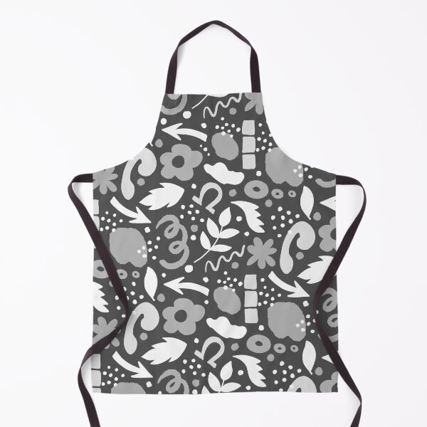 Item preview, Abstract retro pattern in monochrome black and white  designed and sold by FrancesPoff.