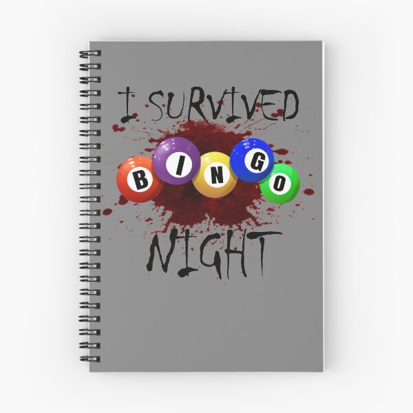Item preview, I Survived Bingo Night Bingo Gambling Horror Bingo Gear designed and sold by DynamicDesign.