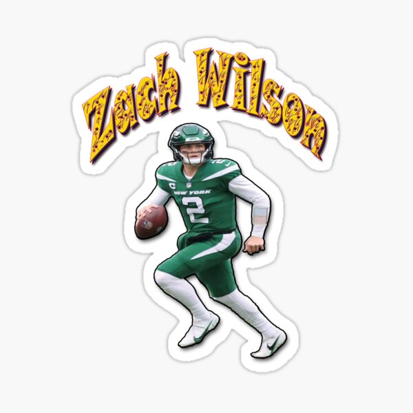 New York Jets: Zach WIlson 2022 - Officially Licensed NFL Removable  Adhesive Decal