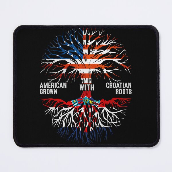Item preview, American Grown With Croatian Roots Tree Croatia Flag designed and sold by MoHaCo.