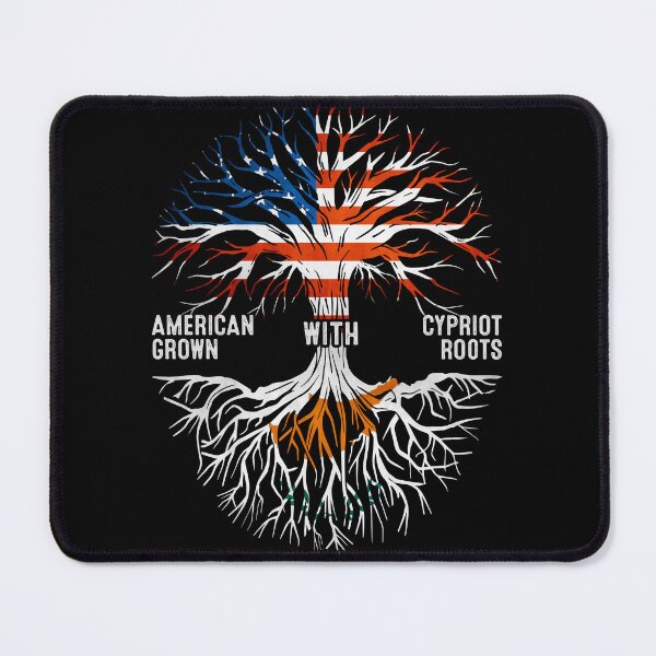 Item preview, American Grown With Cypriot Roots Cyprus Flag designed and sold by MoHaCo.