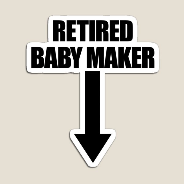 Item preview, Retired Baby Maker Arrow Men's Vasectomy Gift Vasectomy Gear designed and sold by DynamicDesign.