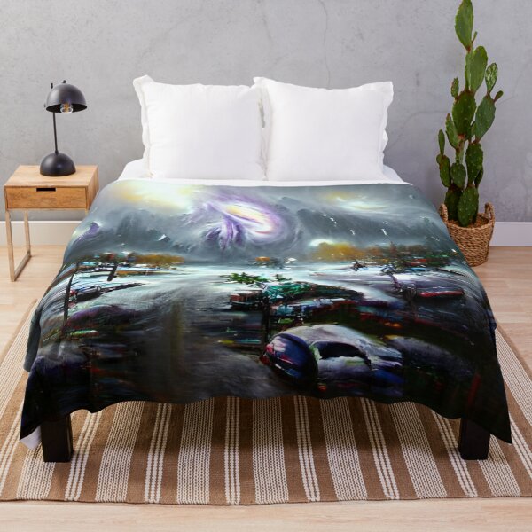 Item preview, Arte generado por IA, galaxia en una tormenta de nieve designed and sold by ACC .