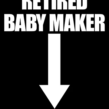 Imagen de la obra Retired Baby Maker Arrow Men's Vasectomy Gift Vasectomy Gear de DynamicDesign