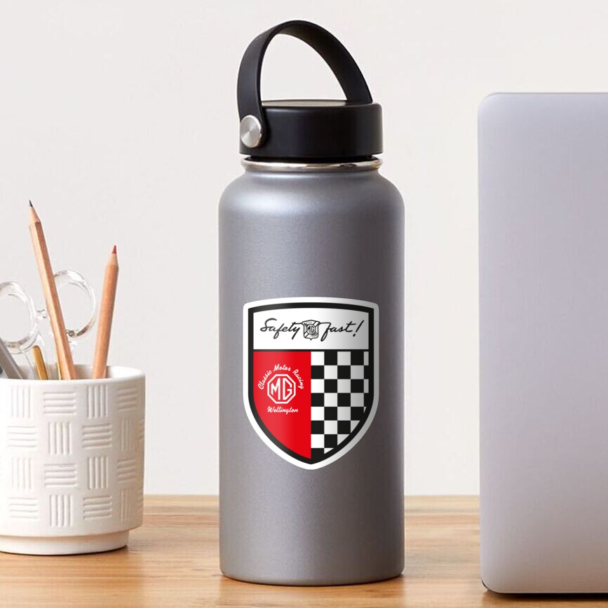 "MG Classic Racing Wellington Shield" Sticker for Sale by EdWellington