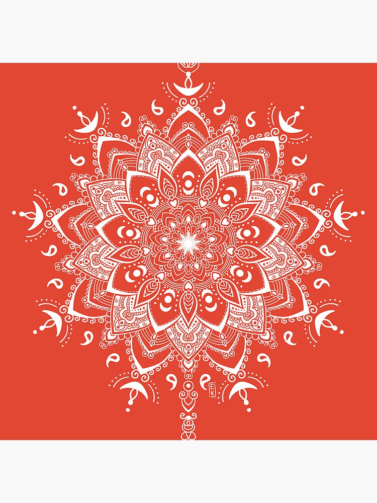 Mandala Scarlet by Ellenkency
