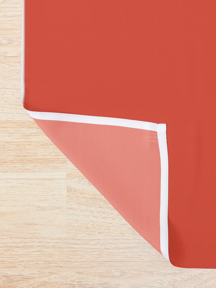 Alternate view of Mandala Scarlet Shower Curtain