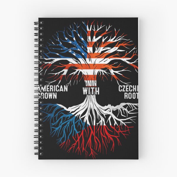 Item preview, American Grown With Czechia Roots Tree Czech Republic Flag designed and sold by MoHaCo.