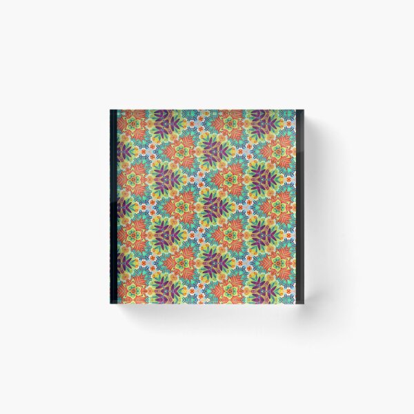 Item preview, purple bumper garden psychedelic seamless colorful repeat pattern Graphic  designed and sold by Timmarshall.