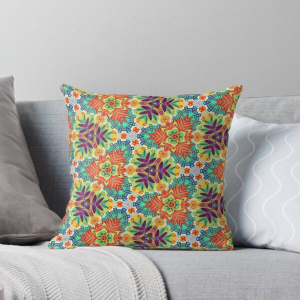 Item preview, purple bumper garden psychedelic seamless colorful repeat pattern Graphic  designed and sold by Timmarshall.