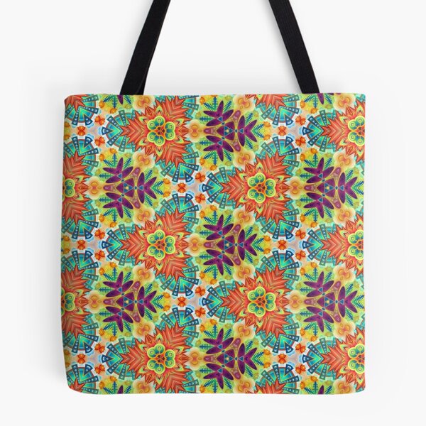 Item preview, purple bumper garden psychedelic seamless colorful repeat pattern Graphic  designed and sold by Timmarshall.