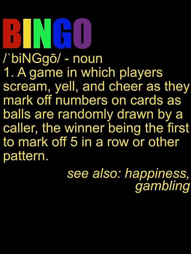 Thumbnail 3 von 3, Tuch, Bingo Definition Bingo Balls Bingo Player Gift Bingo Gear designt und verkauft von DynamicDesign.
