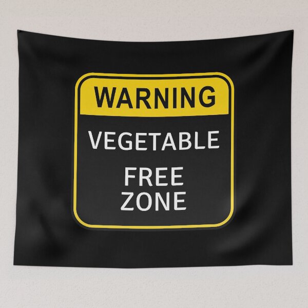 Item preview, Vegetable Free Zone, Funny TShirt designed and sold by BetterLifeToday.