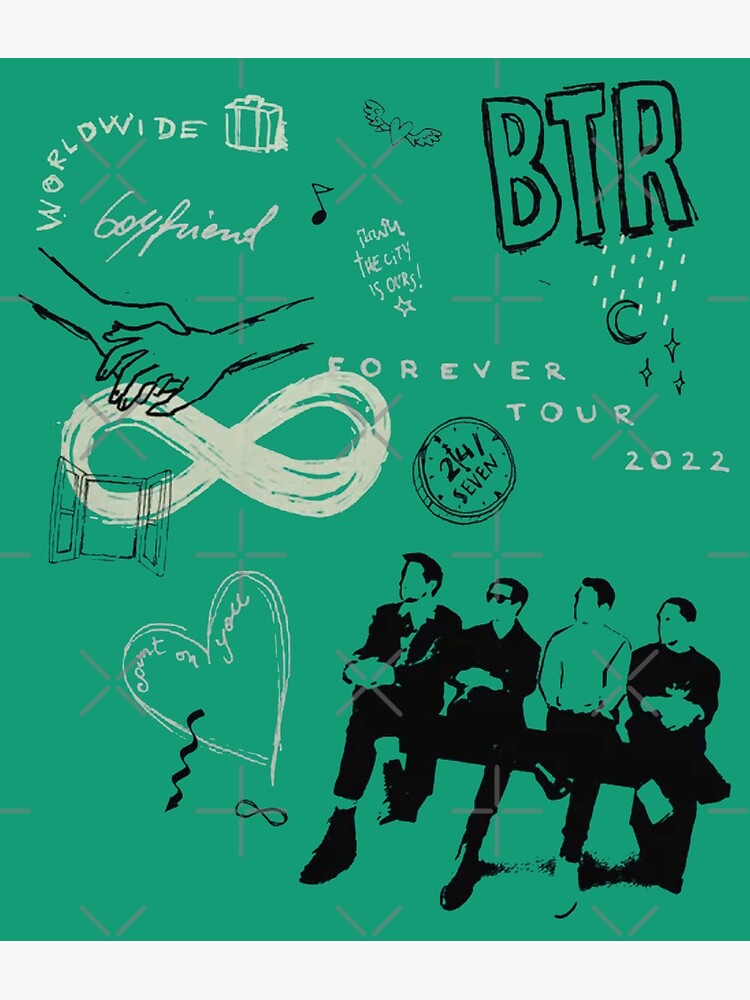 "big time rush btr big time rush btr big time" Poster for Sale by