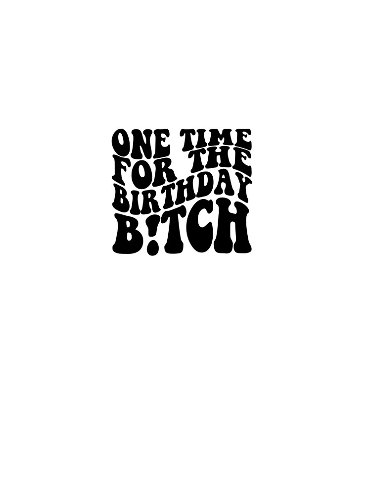 birthday bitch dress Bday B*tch Sash - black glitter + rose gold foil main image 0