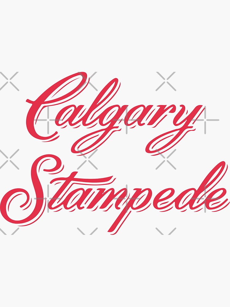 "Calgary Stampede" Sticker for Sale by samido49 Redbubble