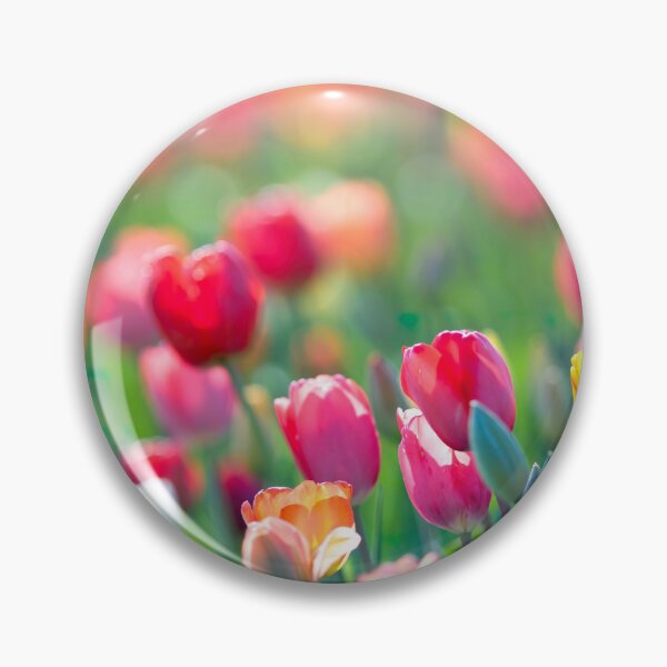 Item preview, Beautiful vibrant wild tulip field designed and sold by CyaniRose.