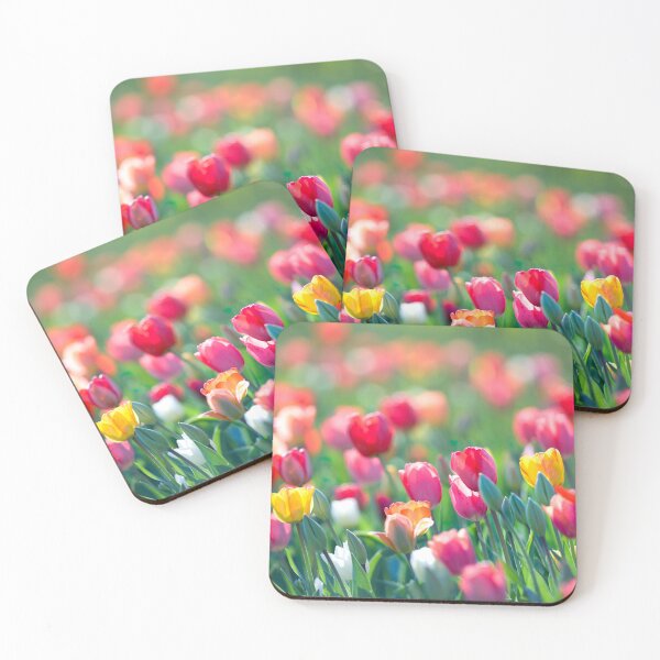 Item preview, Beautiful vibrant wild tulip field designed and sold by CyaniRose.