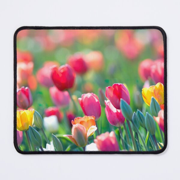 Item preview, Beautiful vibrant wild tulip field designed and sold by CyaniRose.