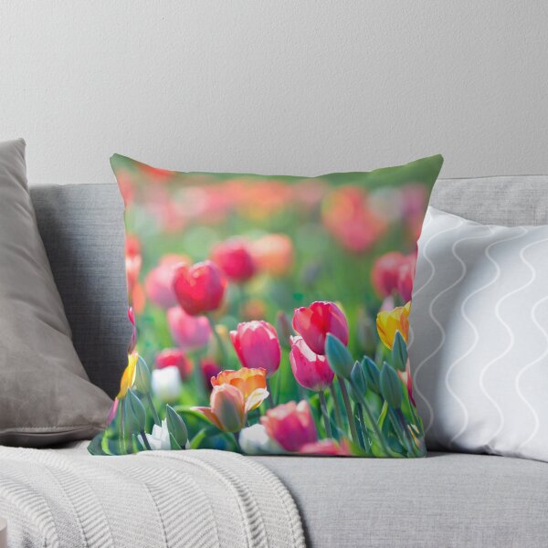 Item preview, Beautiful vibrant wild tulip field designed and sold by CyaniRose.