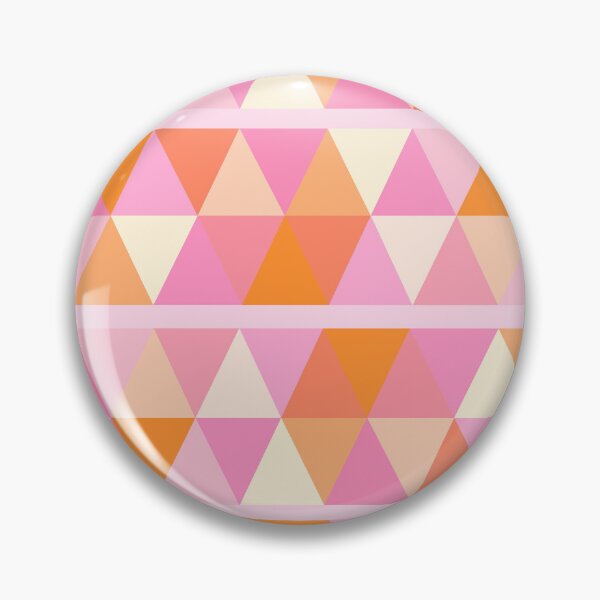 Item preview, Geometric Orange and Pink Pattern  designed and sold by OneThreeSix.