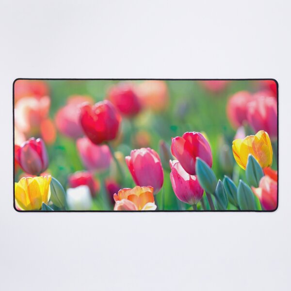 Item preview, Beautiful vibrant wild tulip field designed and sold by CyaniRose.