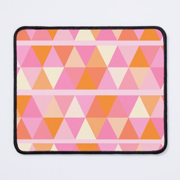 Item preview, Geometric Orange and Pink Pattern designed and sold by OneThreeSix.