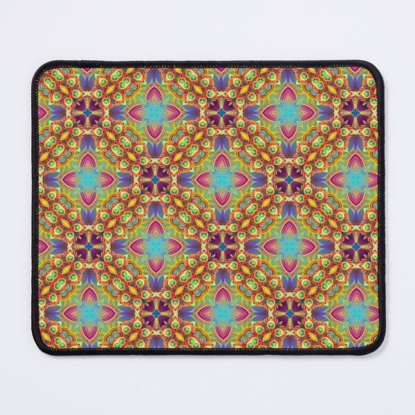 Item preview, multi-colored bumper garden red abstraction seamless colorful repeat pattern Graphic designed and sold by Timmarshall.