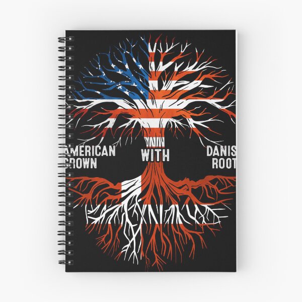 Item preview, American Grown With Danish Roots Tree Denmark Flag designed and sold by MoHaCo.