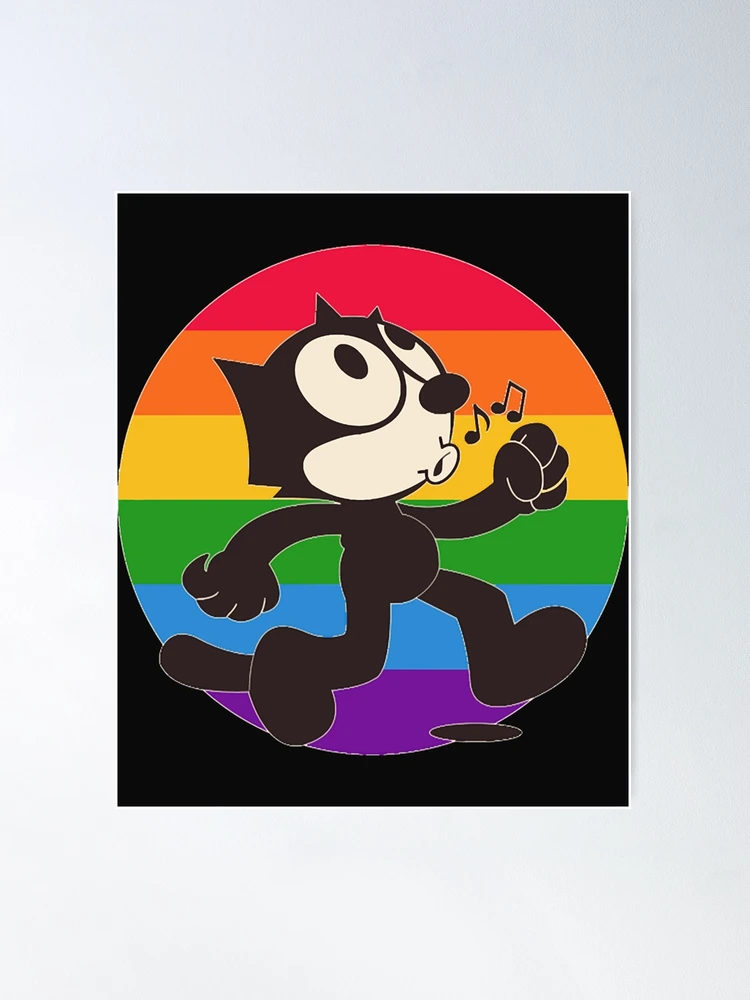 Felix The Cat Cartoon Vintage Style Funny 80s 90s 003 | Poster