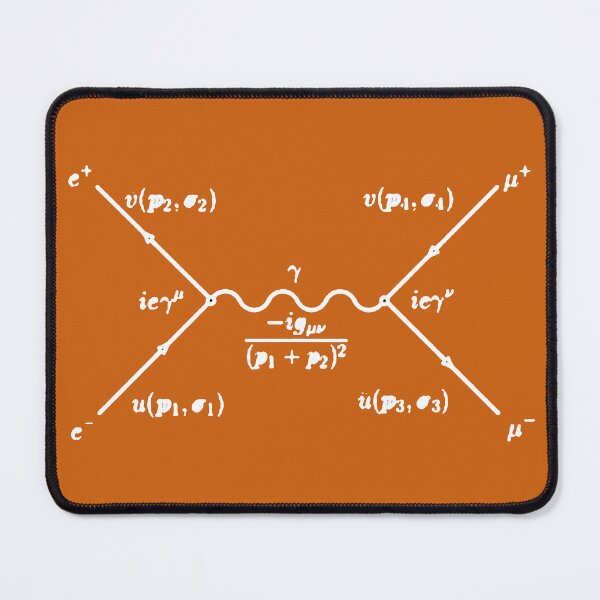 Item preview, Feynman diagram electron positron scattering designed and sold by NoetherSym.