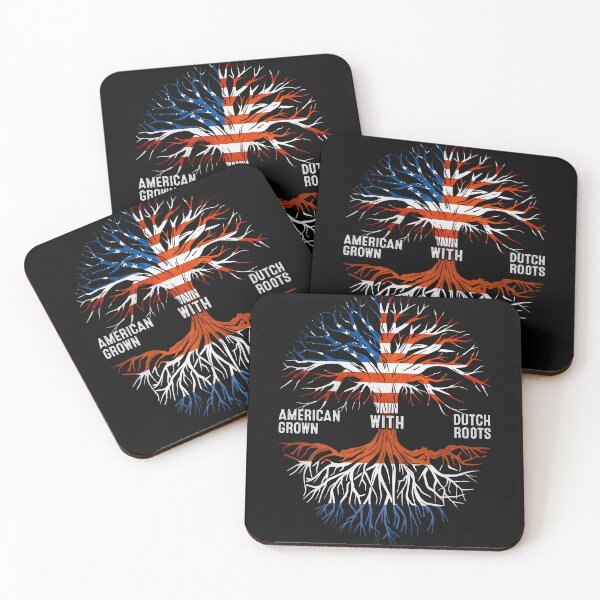 Item preview, American Grown With Dutch Roots Tree Netherlands Flag designed and sold by MoHaCo.