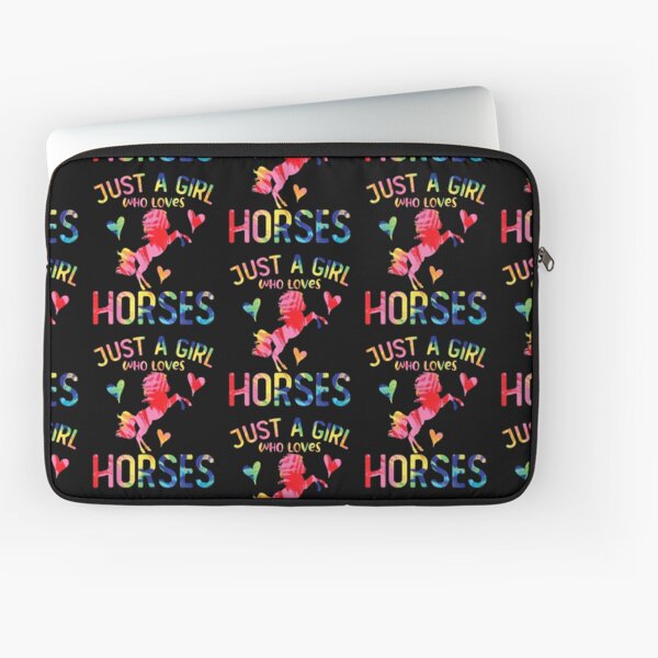 Aperçu de l'œuvre Horse Girl Tie Dye Juste une fille qui aime les chevaux colorés créée et vendue par Kevins16.