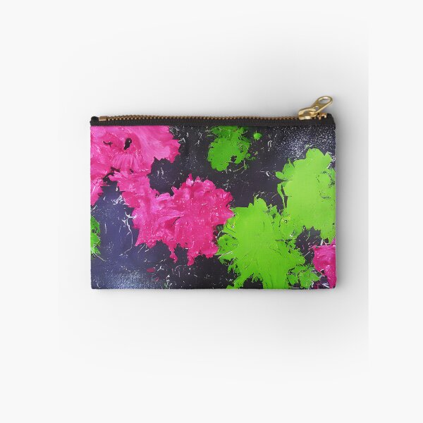 Item preview, Neon pink and green paint splatter designed and sold by fizzribbit.