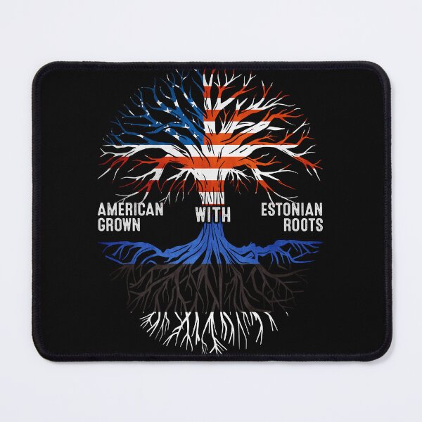 Item preview, American Grown With Estonian Roots Tree Estonia Flag designed and sold by MoHaCo.