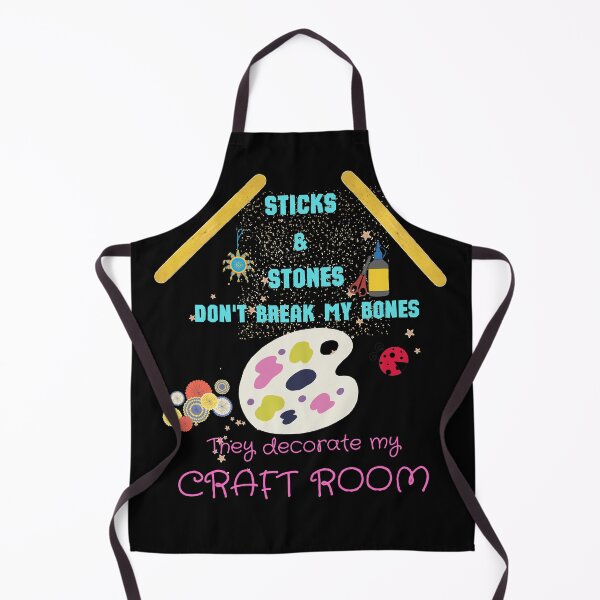Item preview, Sticks and stones humorous crafters design designed and sold by Kashear.